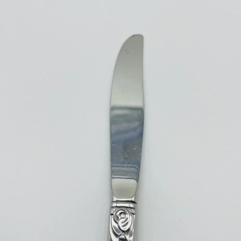 WM A Rogers Stainless Northland Pattern Dinner Knives Set of 6